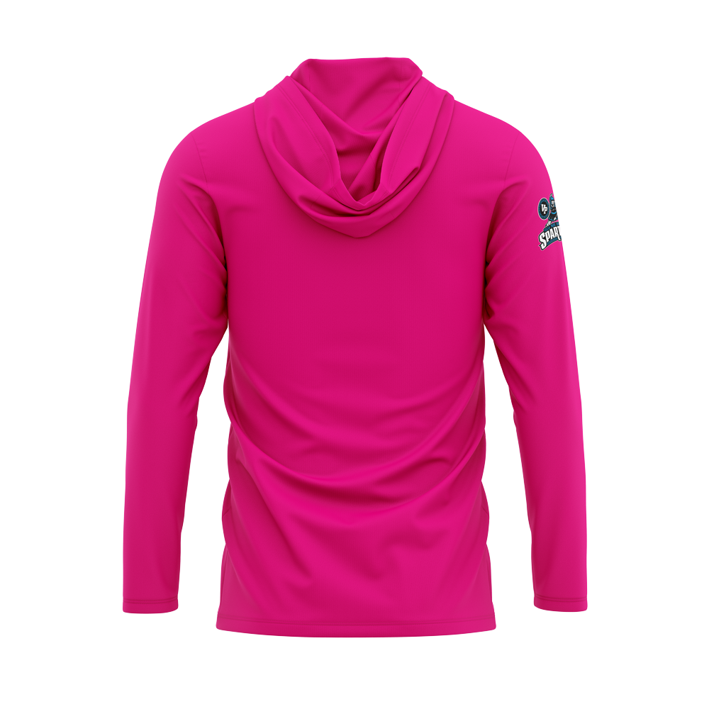 Villa Park Hockey Womens Club Lightweight Hoodie - Pink
